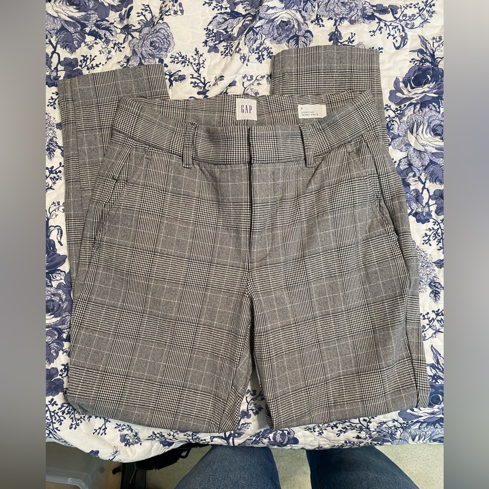 Plaid Gap Work Pants